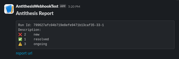 Slack Integration Example