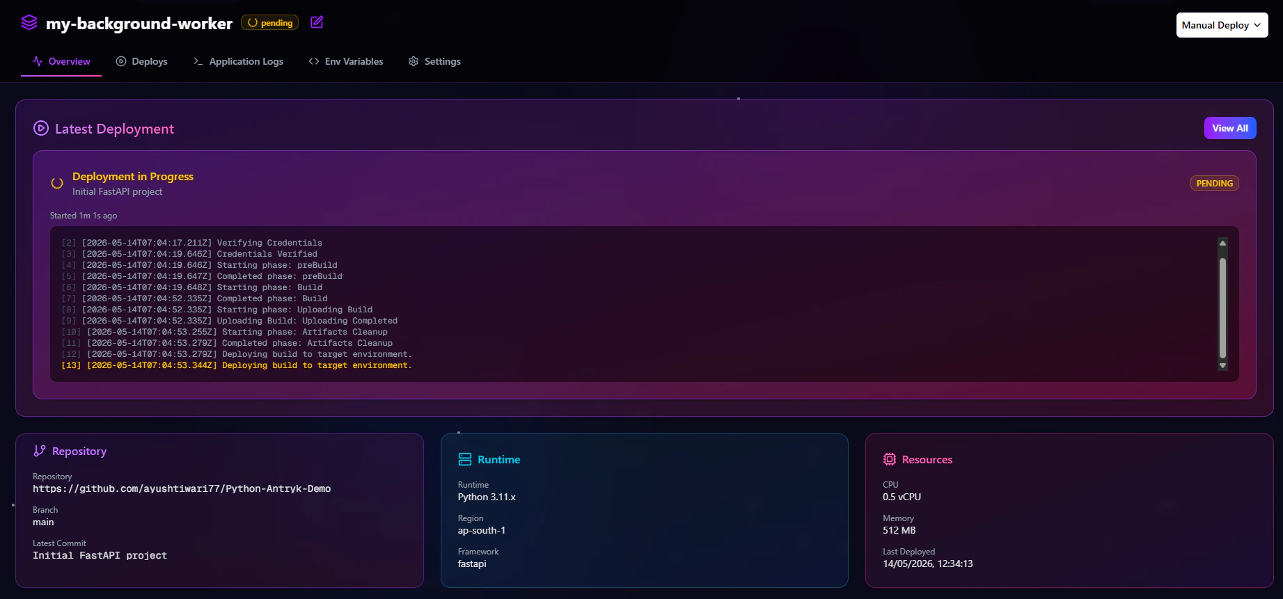 Background Worker Overview