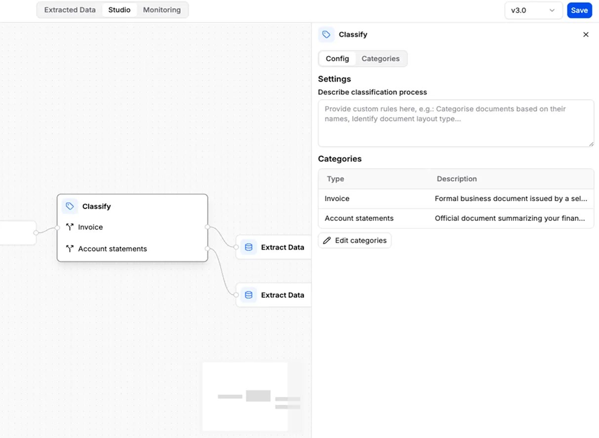 Configuring the Classify step