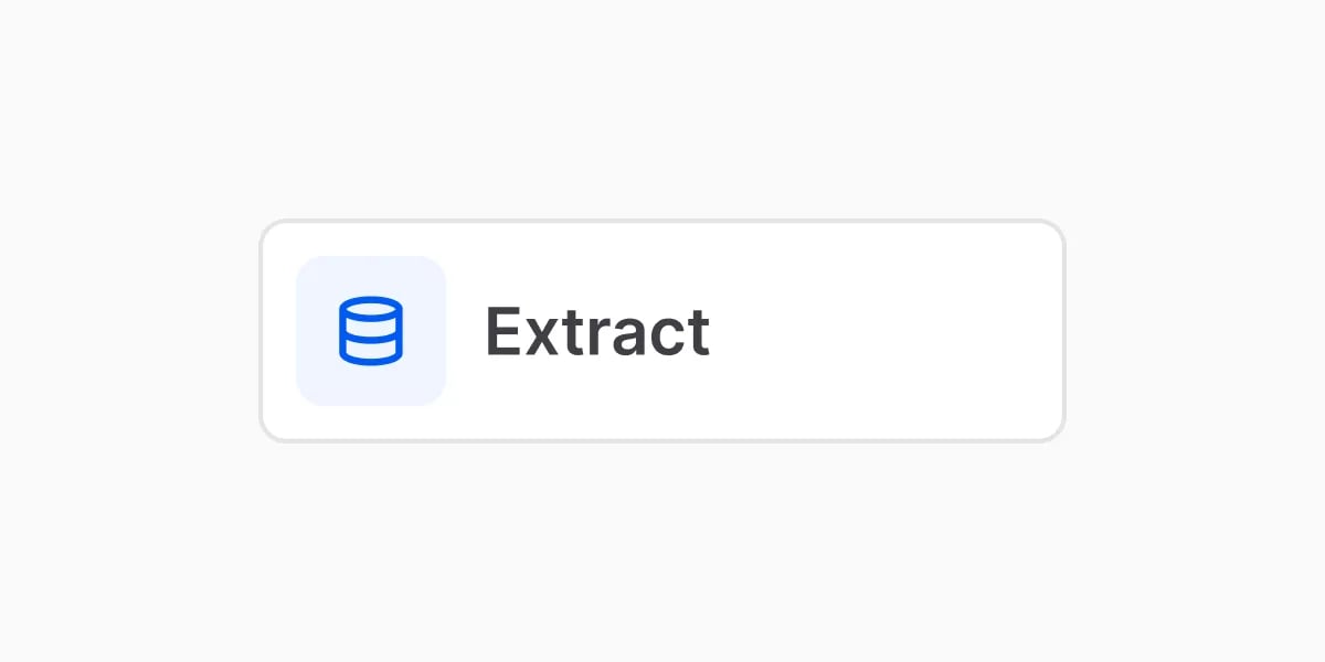 Extract step