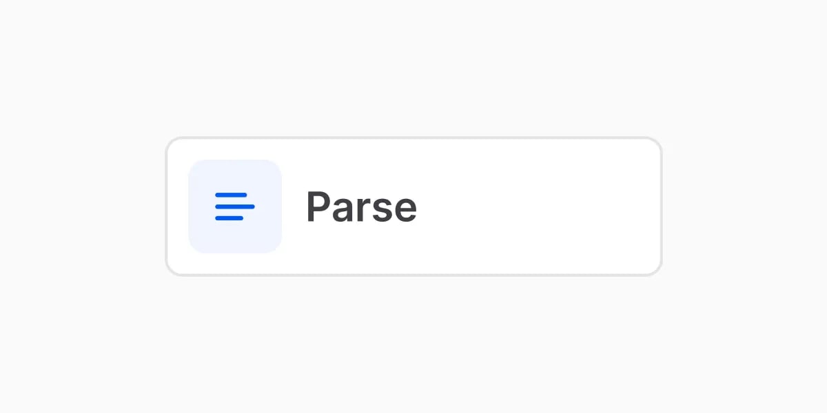 Parse step