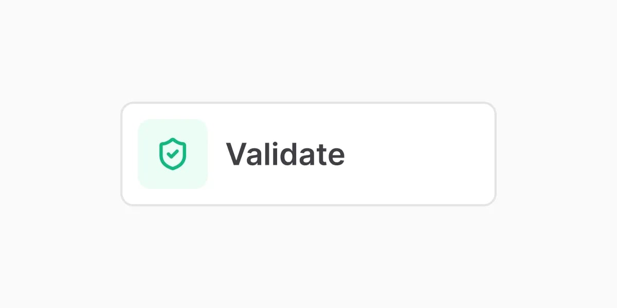 Validate step