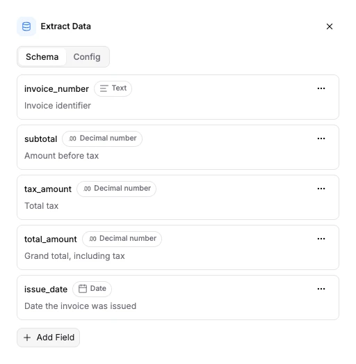 Configuring the Extract node in Studio
