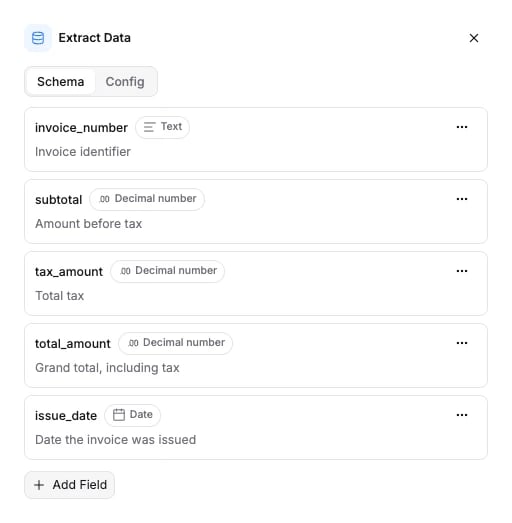 Configuring the Extract node in Studio