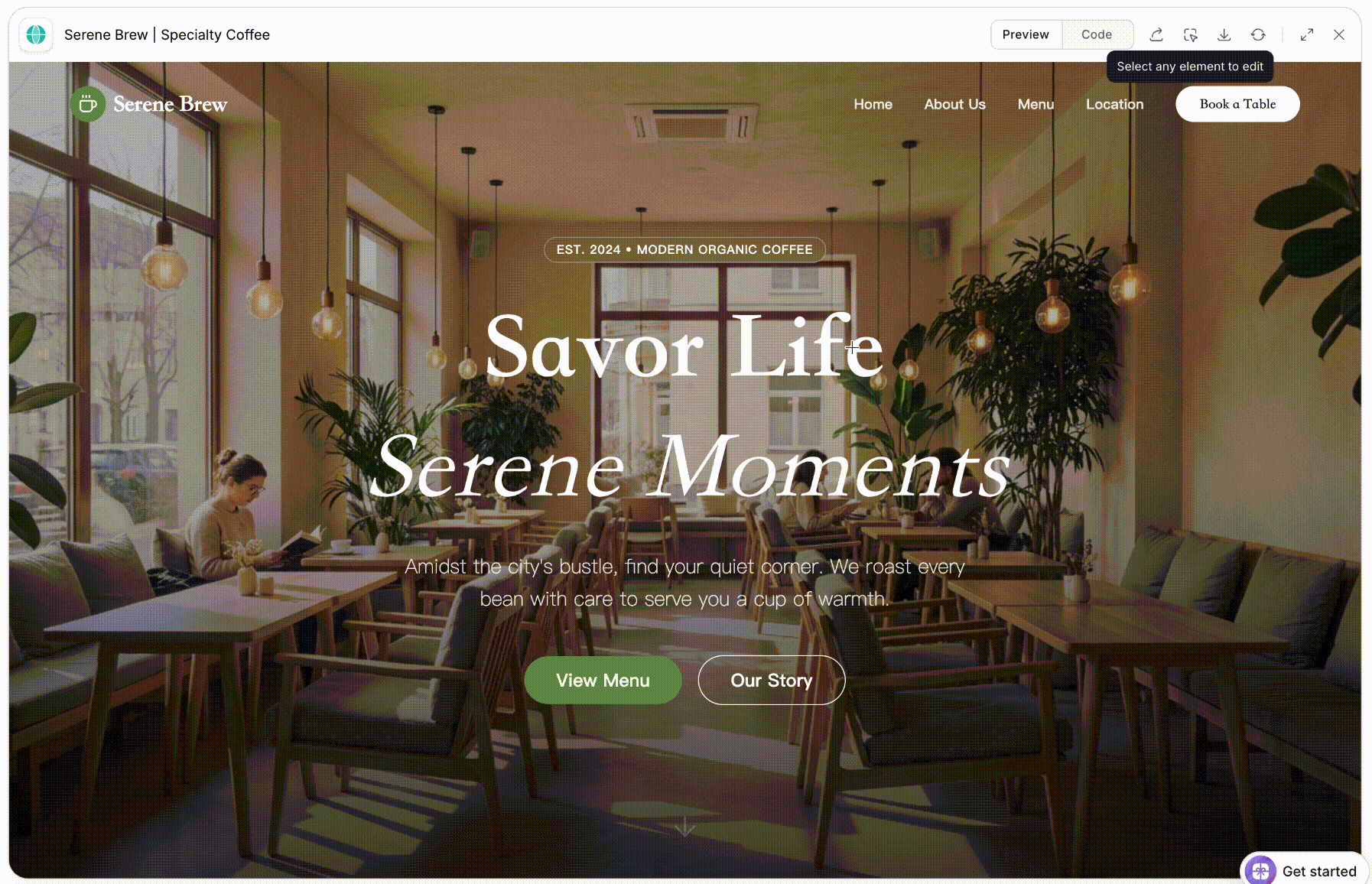 Web Page Generation Demo