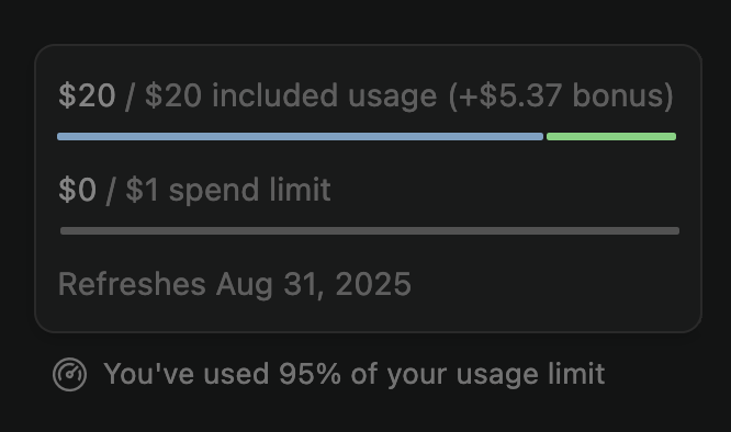 Usage limits