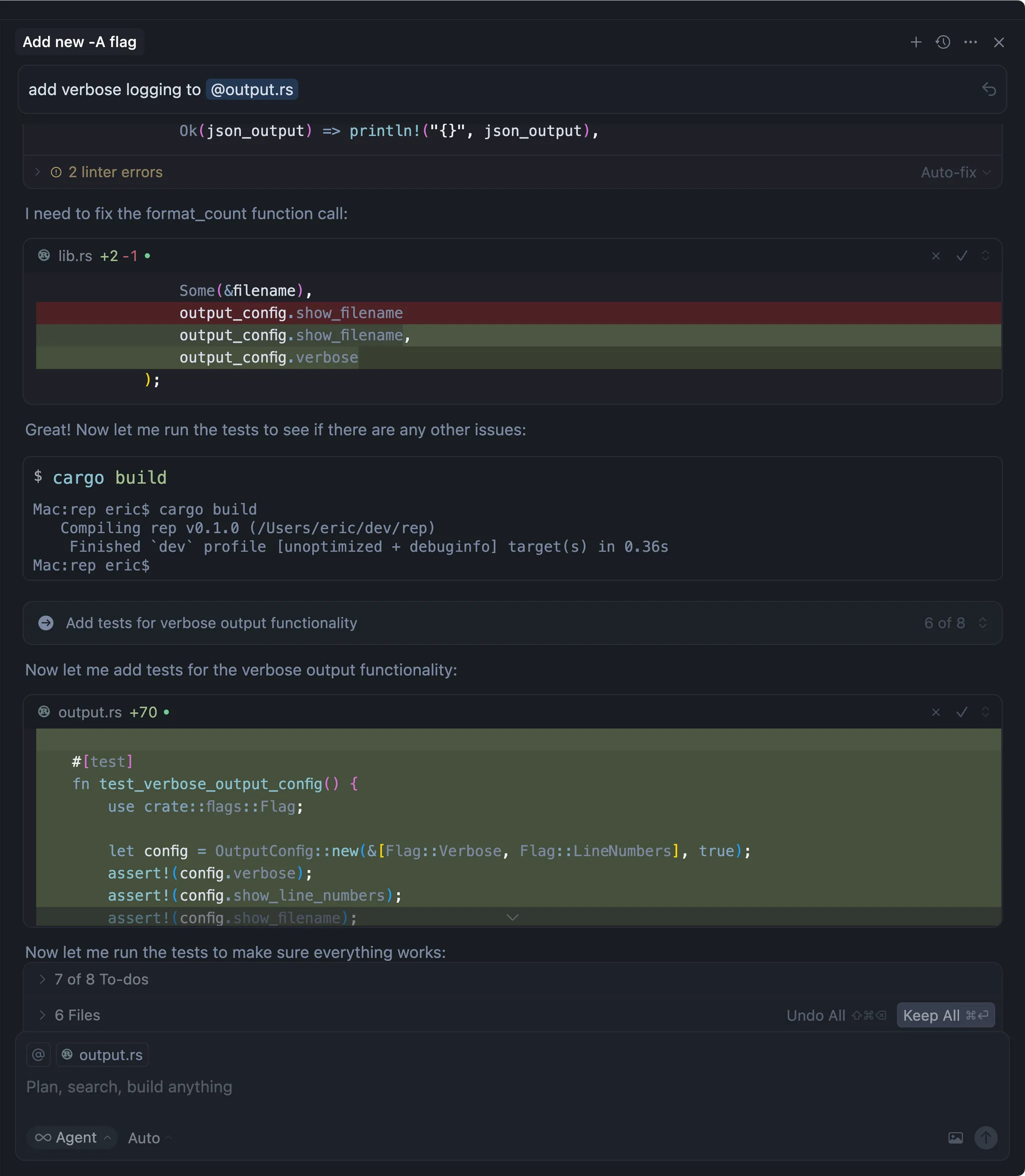 Interface de chat no modo padrão exibindo todos os ícones e elementos expandidos