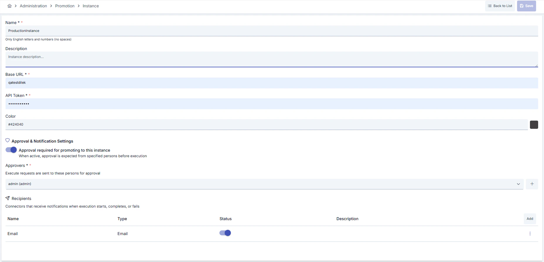Yeni instance oluşturma