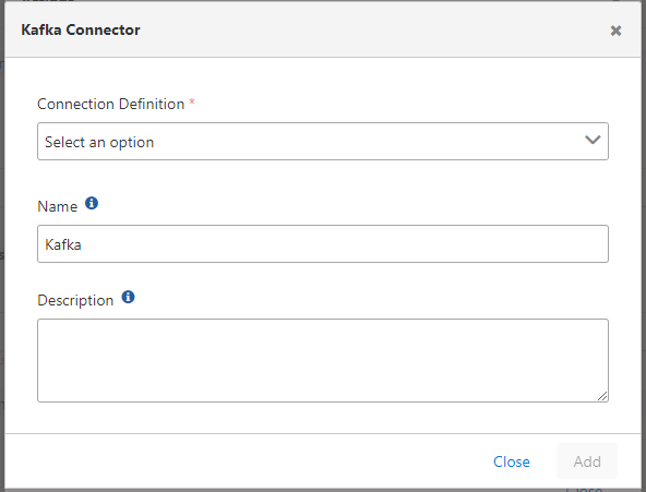Kafka Connector Configuration