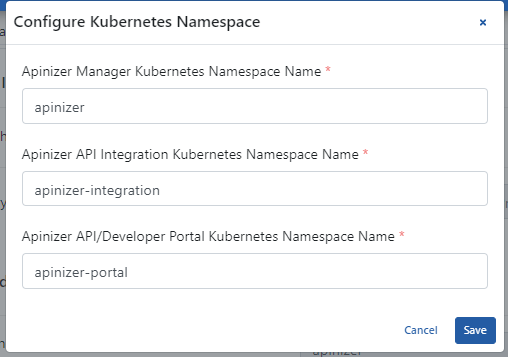 Kubernetes Namespace Ayarları