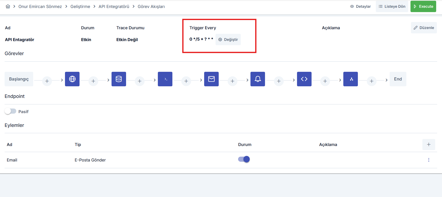 Automatic Triggering