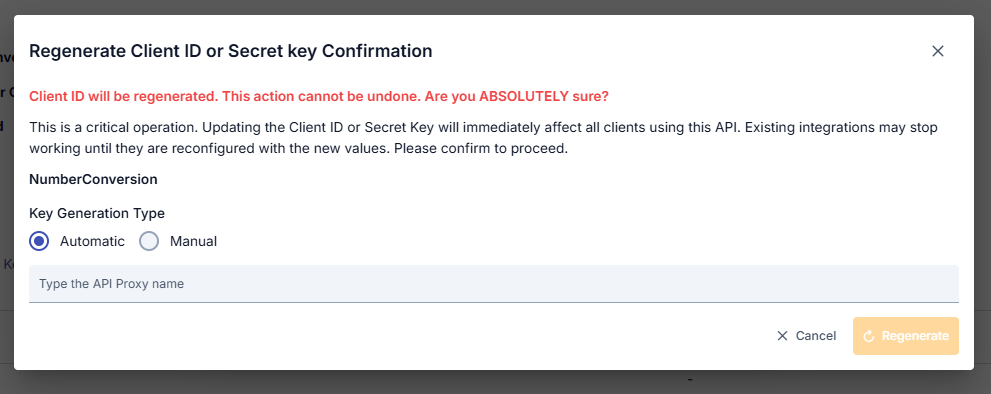 Anahtar Yenileme Dialog