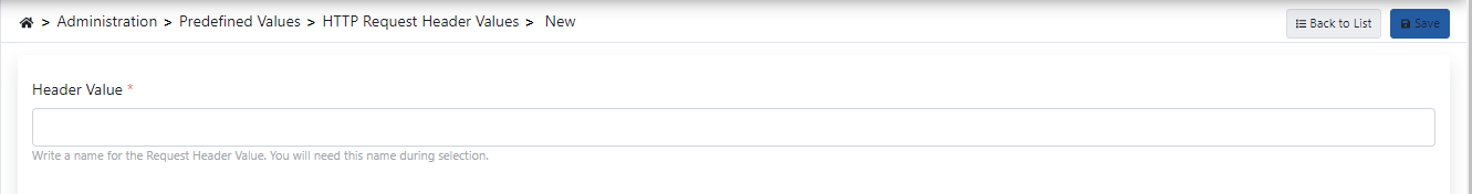 Creating Request Header Value