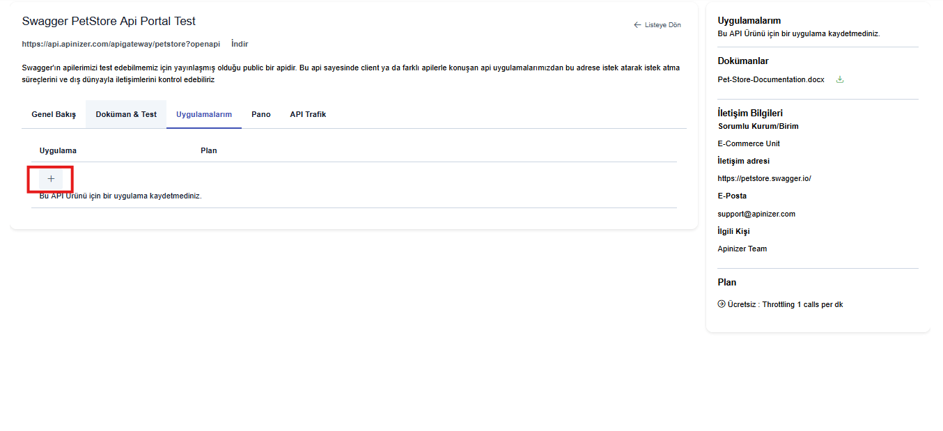 Application Addition Popup