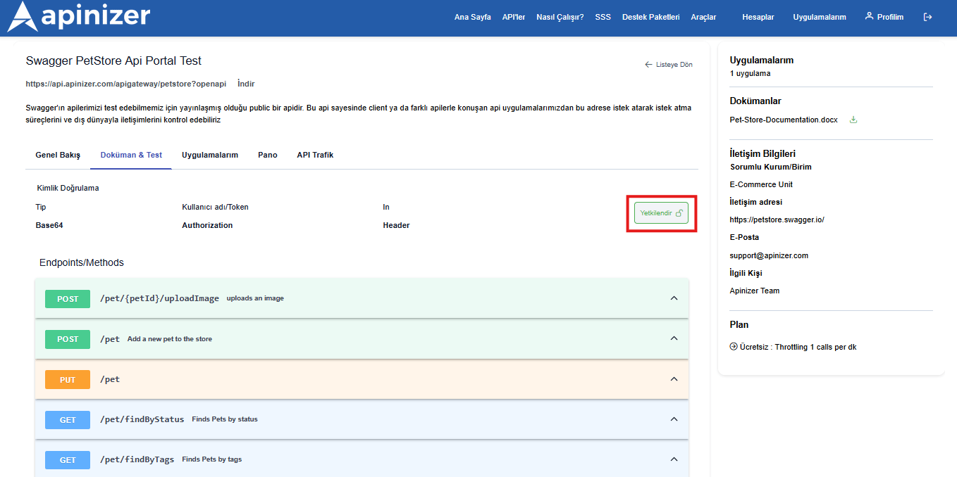 Authorization Popup