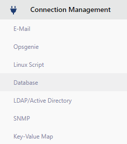 Database connection page