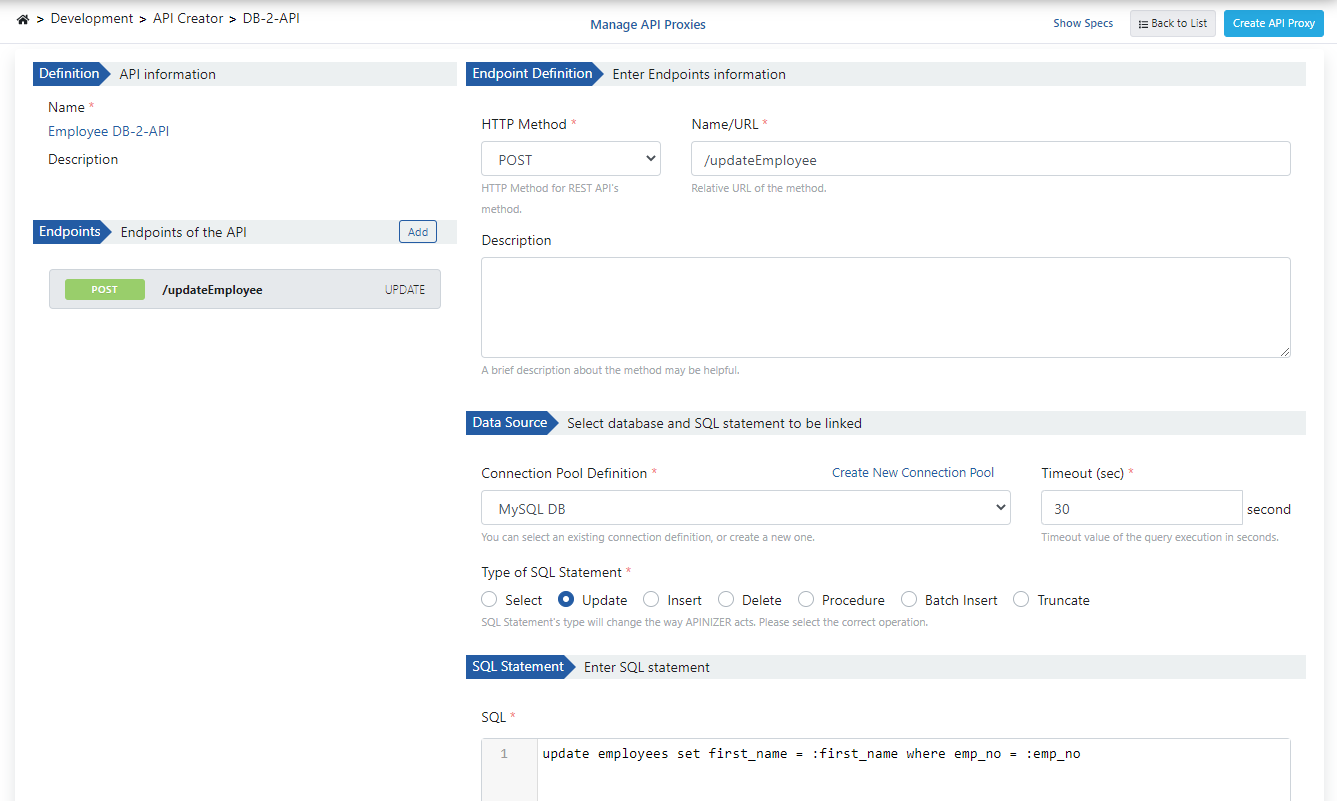 Metot Oluşturma Ayarları