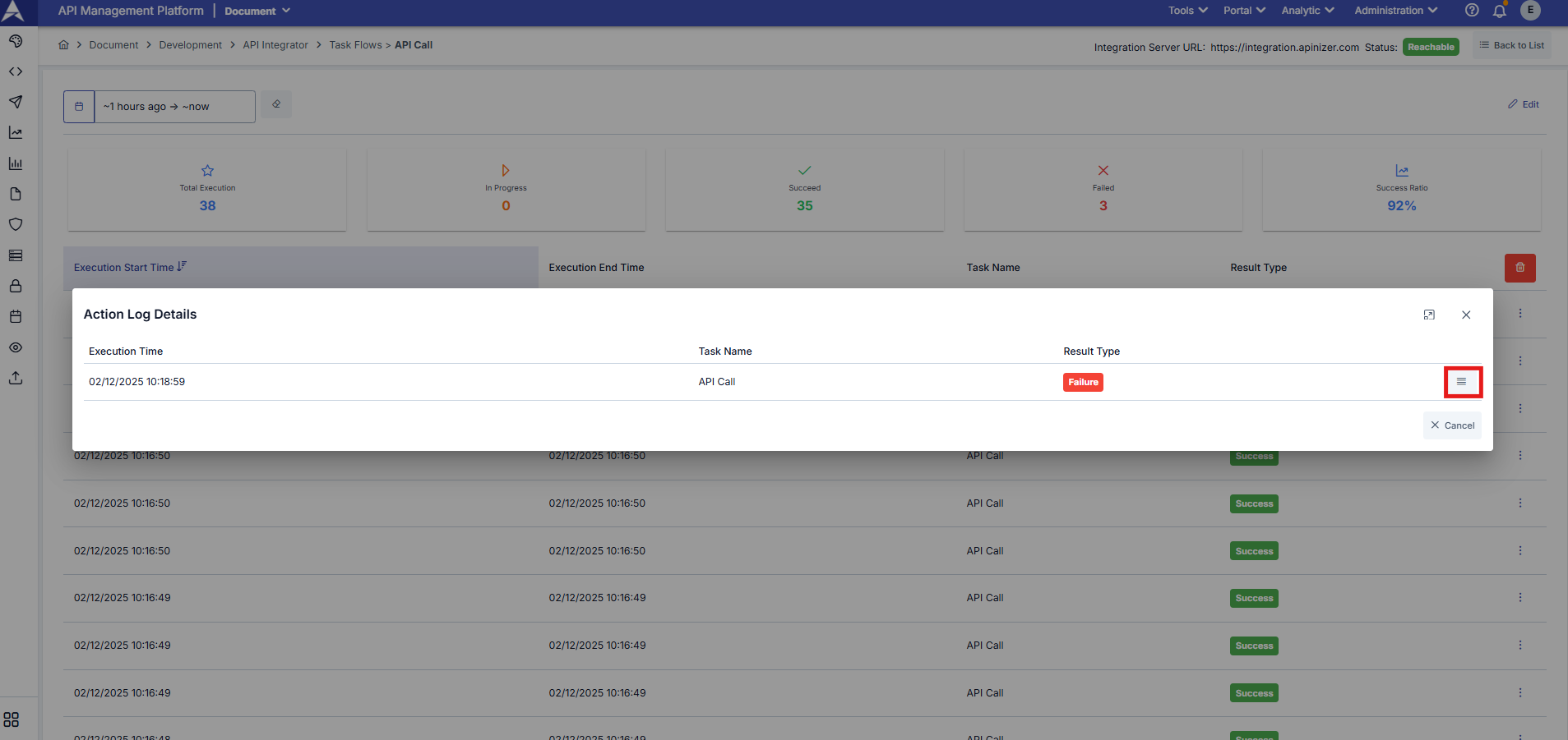 Eylem Log Detayları