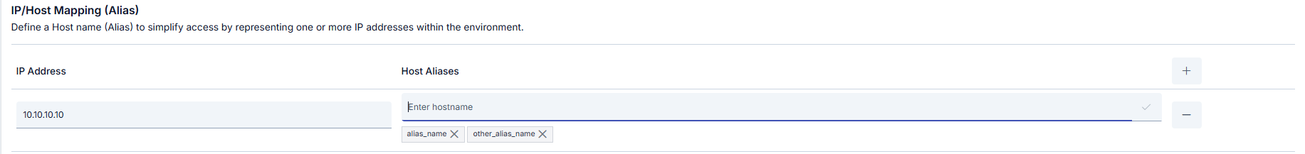 Host Takma Adı Ayarları