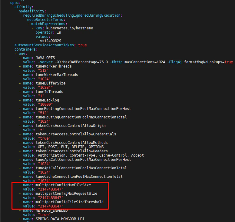 worker deployment yaml. dosyası