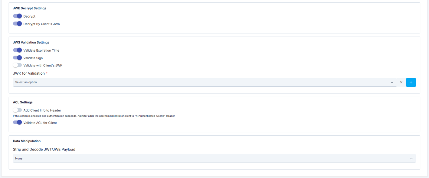 JOSE Verification Policy