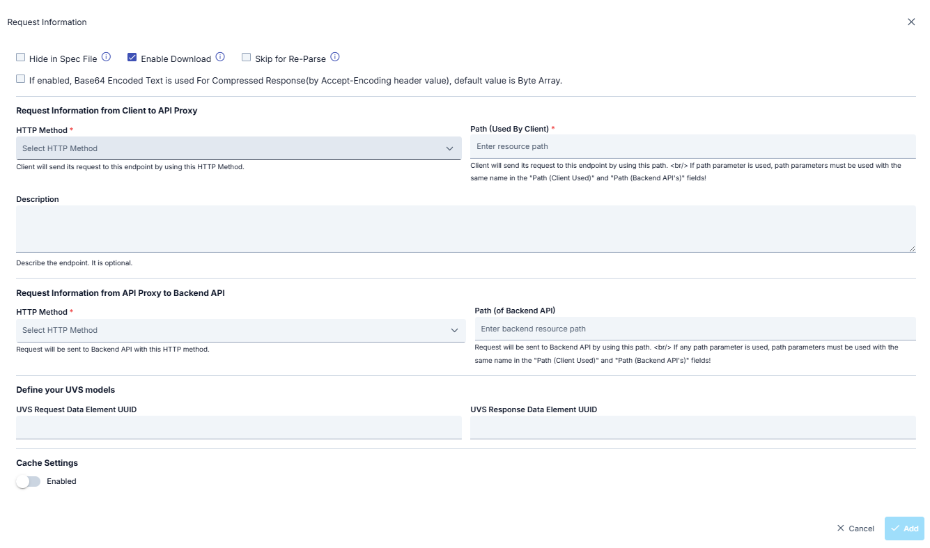 REST Endpoint Ayarları