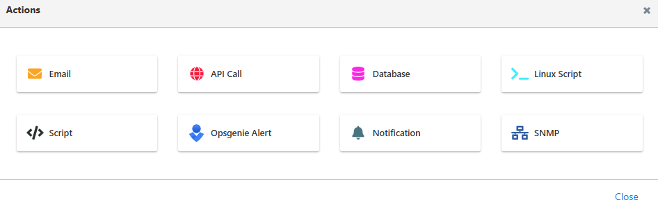 Actions Mail Ayarları