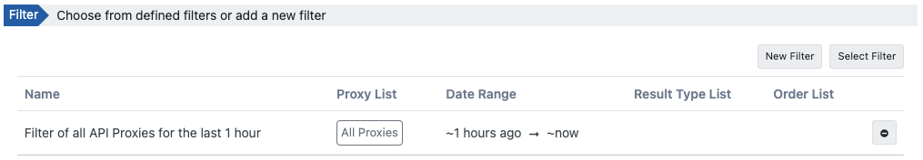 Filtre Oluşturma Ekranı