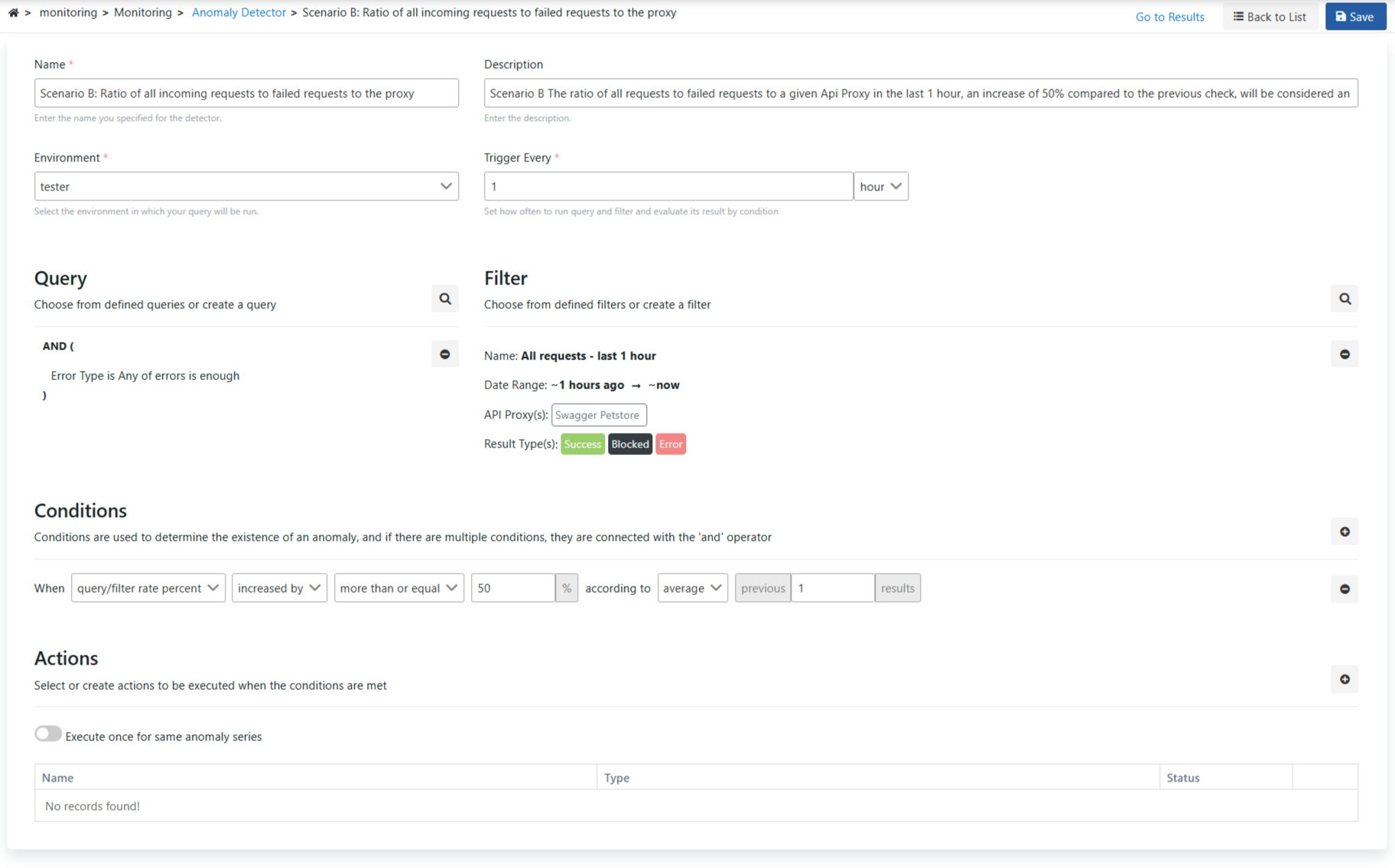 Monitor Record Detail