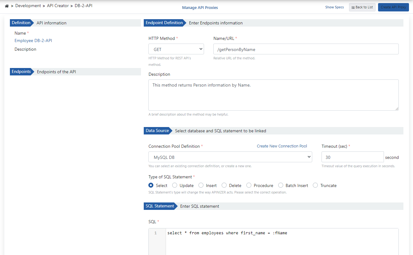 Metot Oluşturma Ayarları