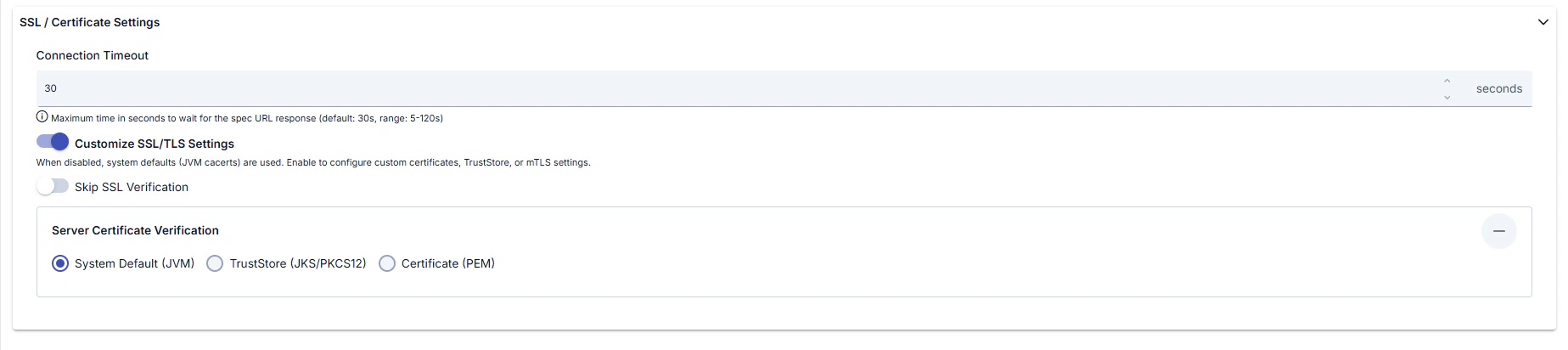 SSL / Sertifika Ayarları
