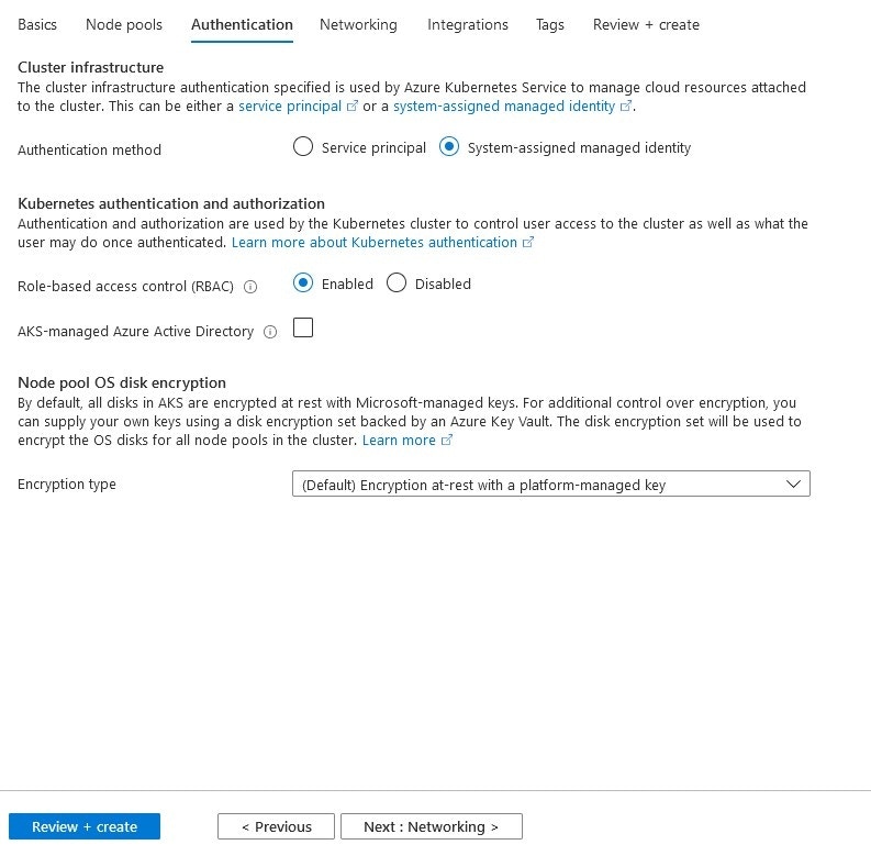 Authentication Settings