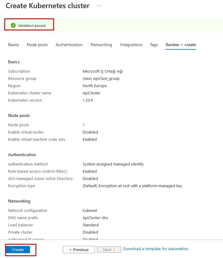 AKS Cluster Review and Approval