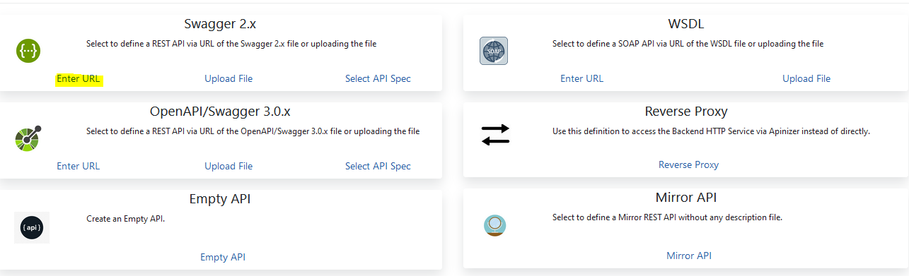 API Source Selection