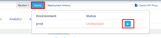 API Proxy Deploy