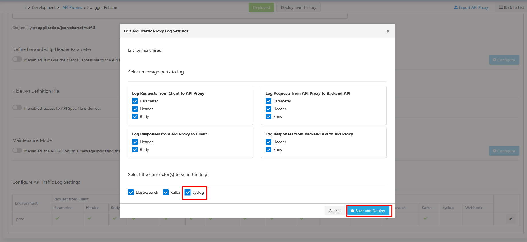 Syslog Konnektörü Ekleme