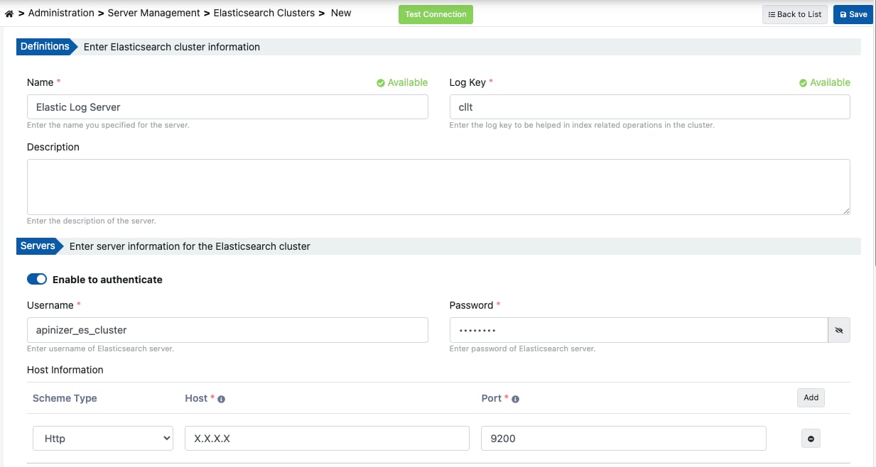 Elasticsearch Clusters - Authentication