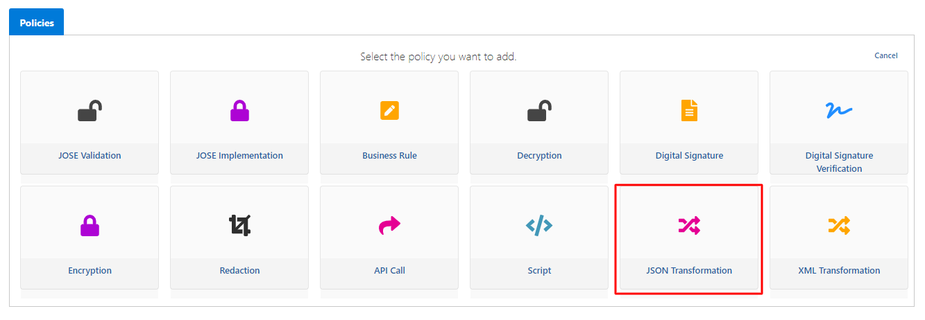 Response With JSON Transformation