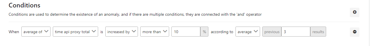 Metrik Artış/Düşüş Oranı Kontrolü
