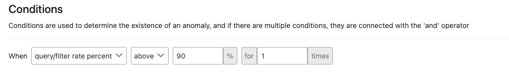Sorgu/Filtre Oranı Kontrolü