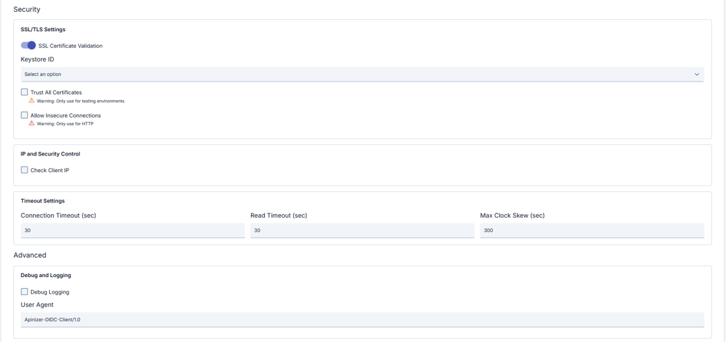 OIDC Kimlik Doğrulama Politikası