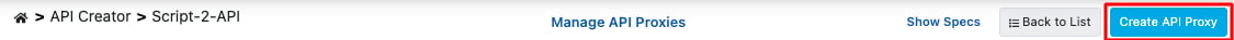 API Proxy Oluştur