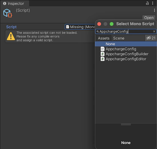 Fix Missing Configurations