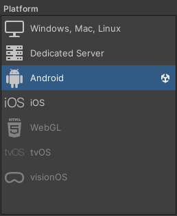 Android Build Settings