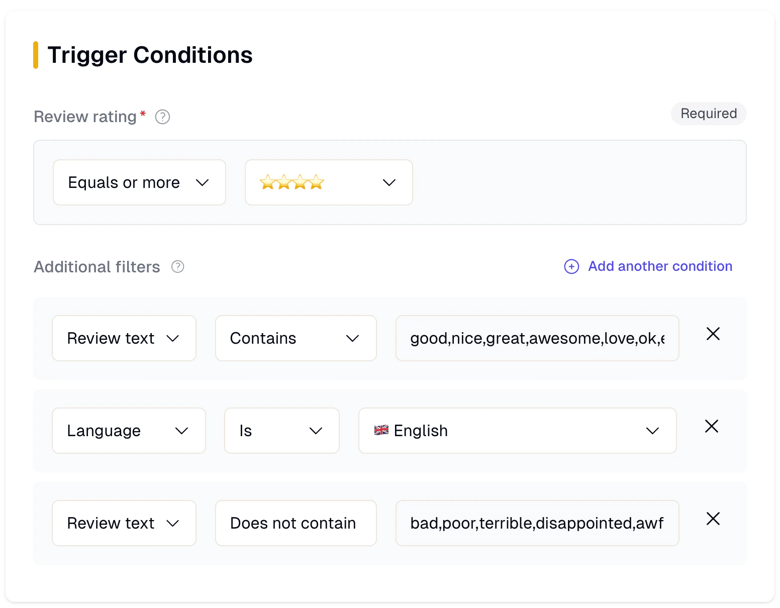 Conditions Automation Pn