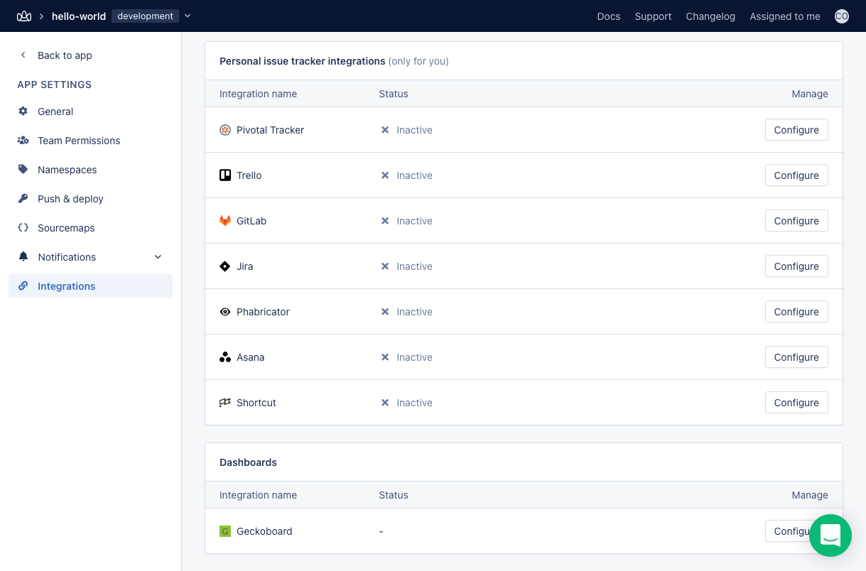 AppSignal Integrations