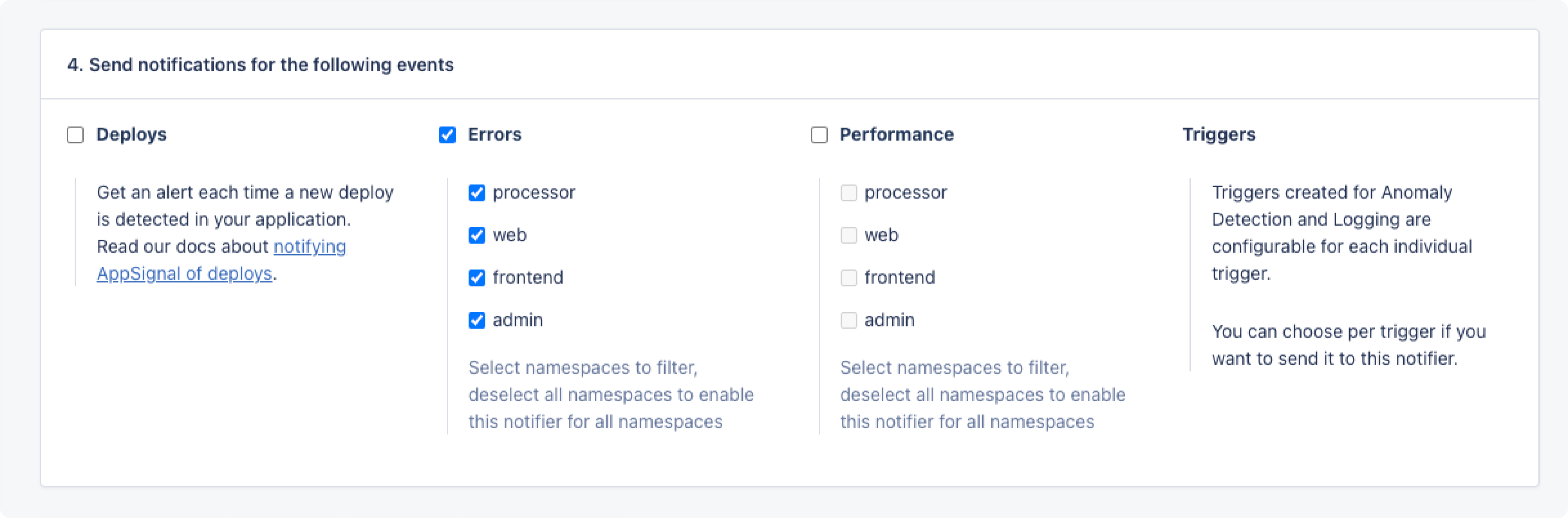 Screenshot of notifier scope
