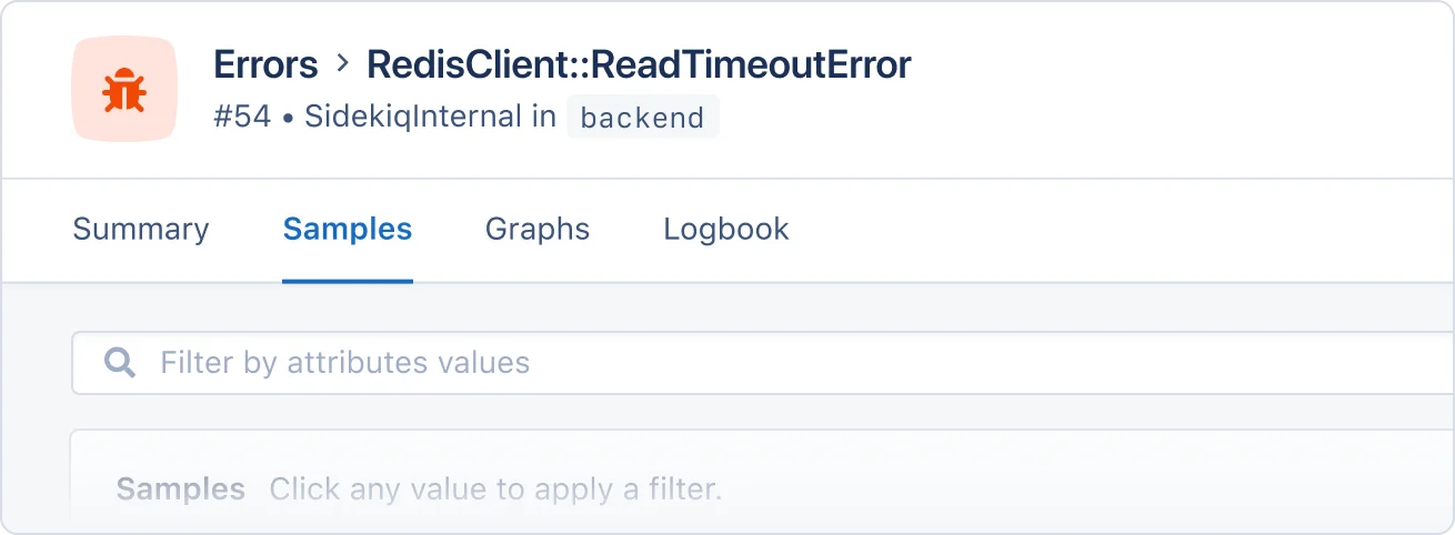 Example sidekiq error