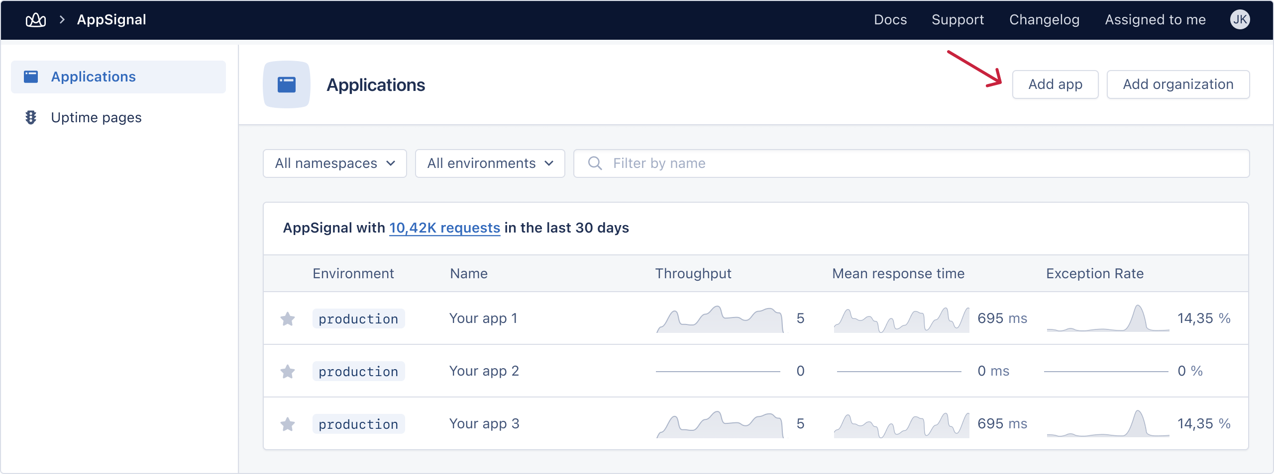 Add a New Application - AppSignal Documentation