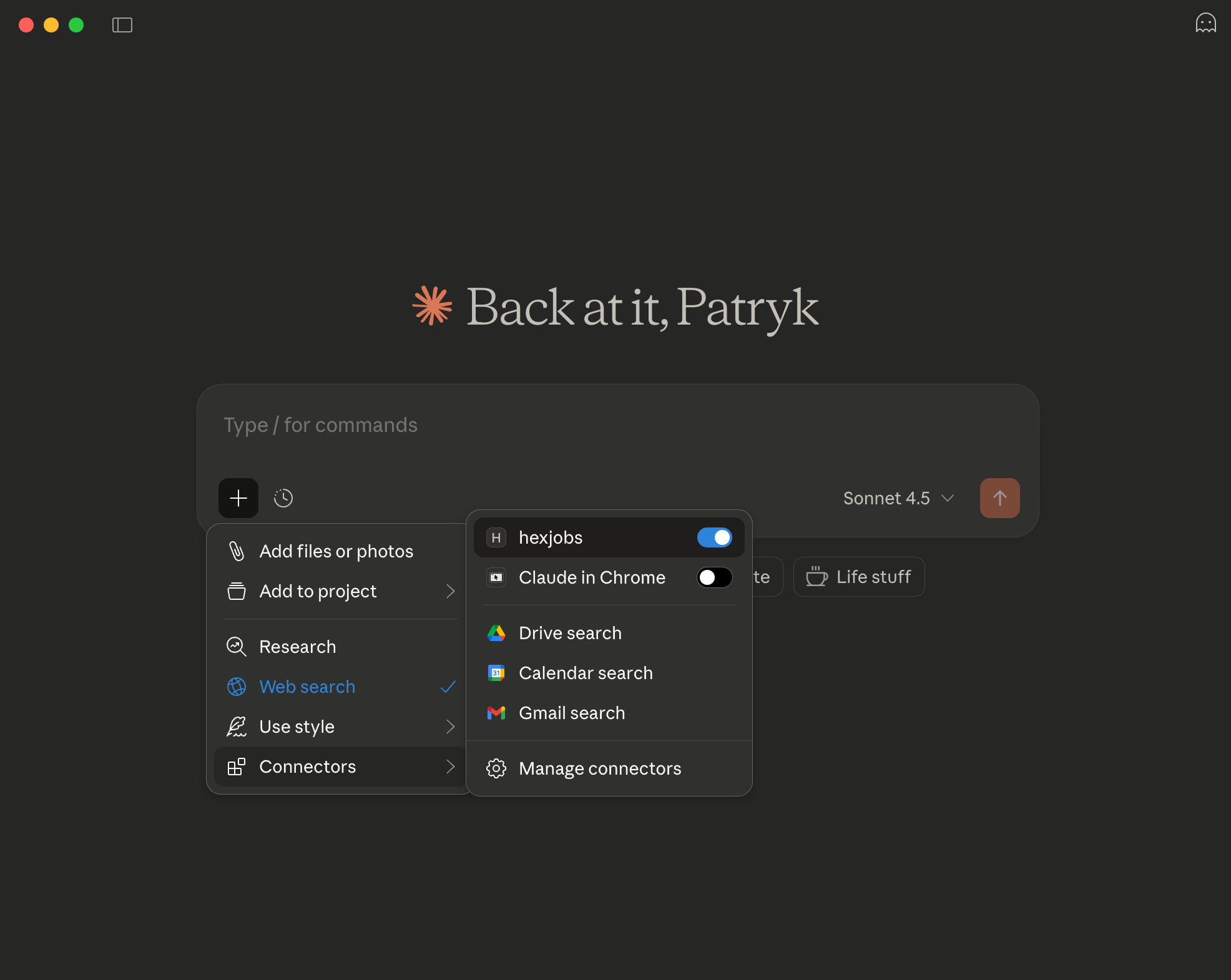 Enable Hexjobs Connector